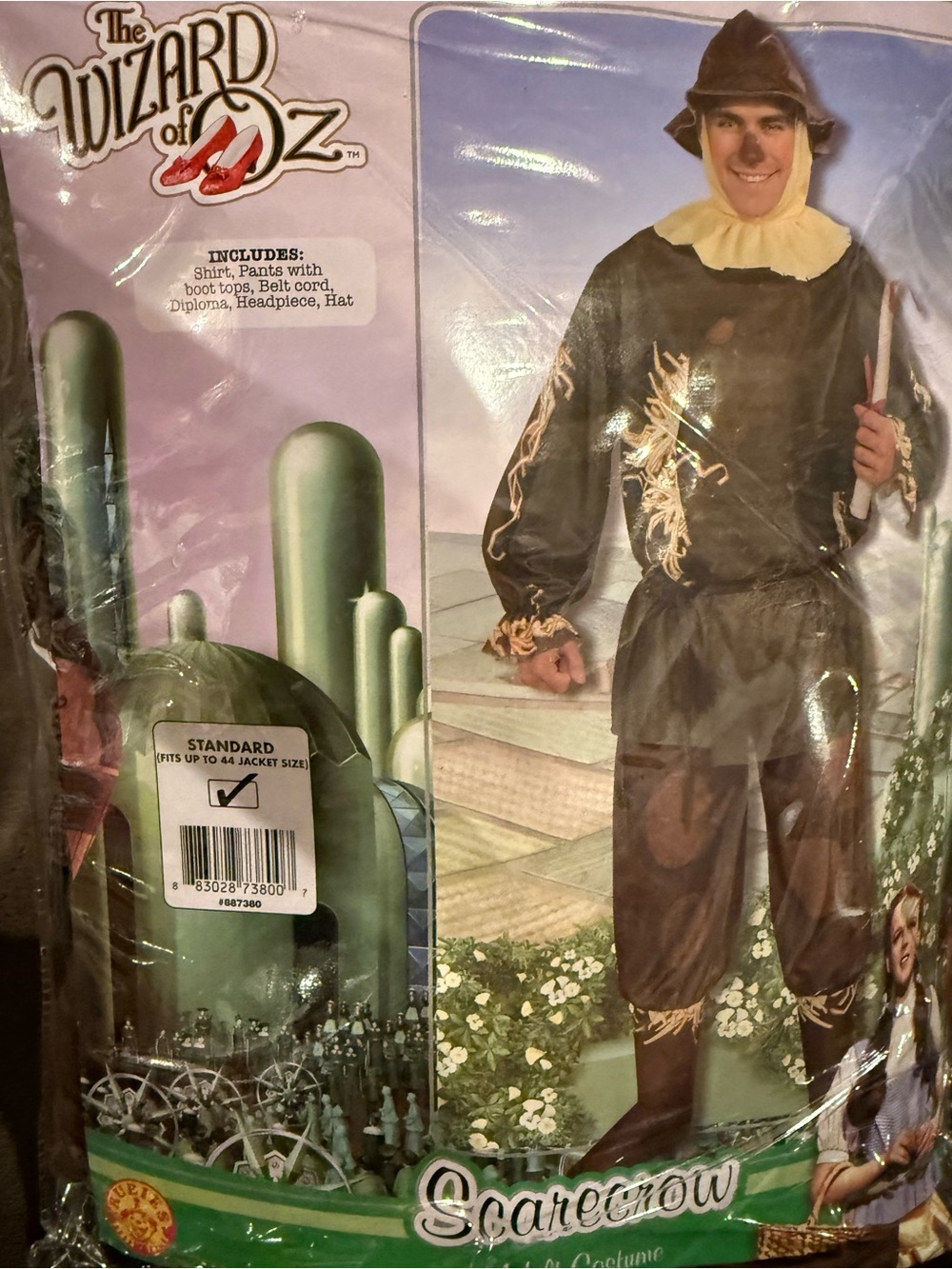 Scarecrow Men’s Costume - Brown